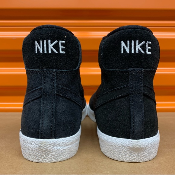 Nike Blazer Mid Black/Summit White Women’s Shoes - Picture 4 of 8